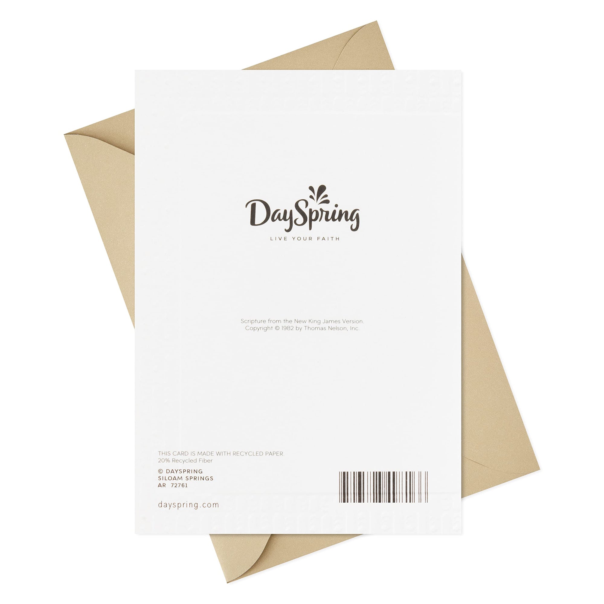 Hallmark DaySpring Religious Sympathy Card for Loss of Mom (God is Near)