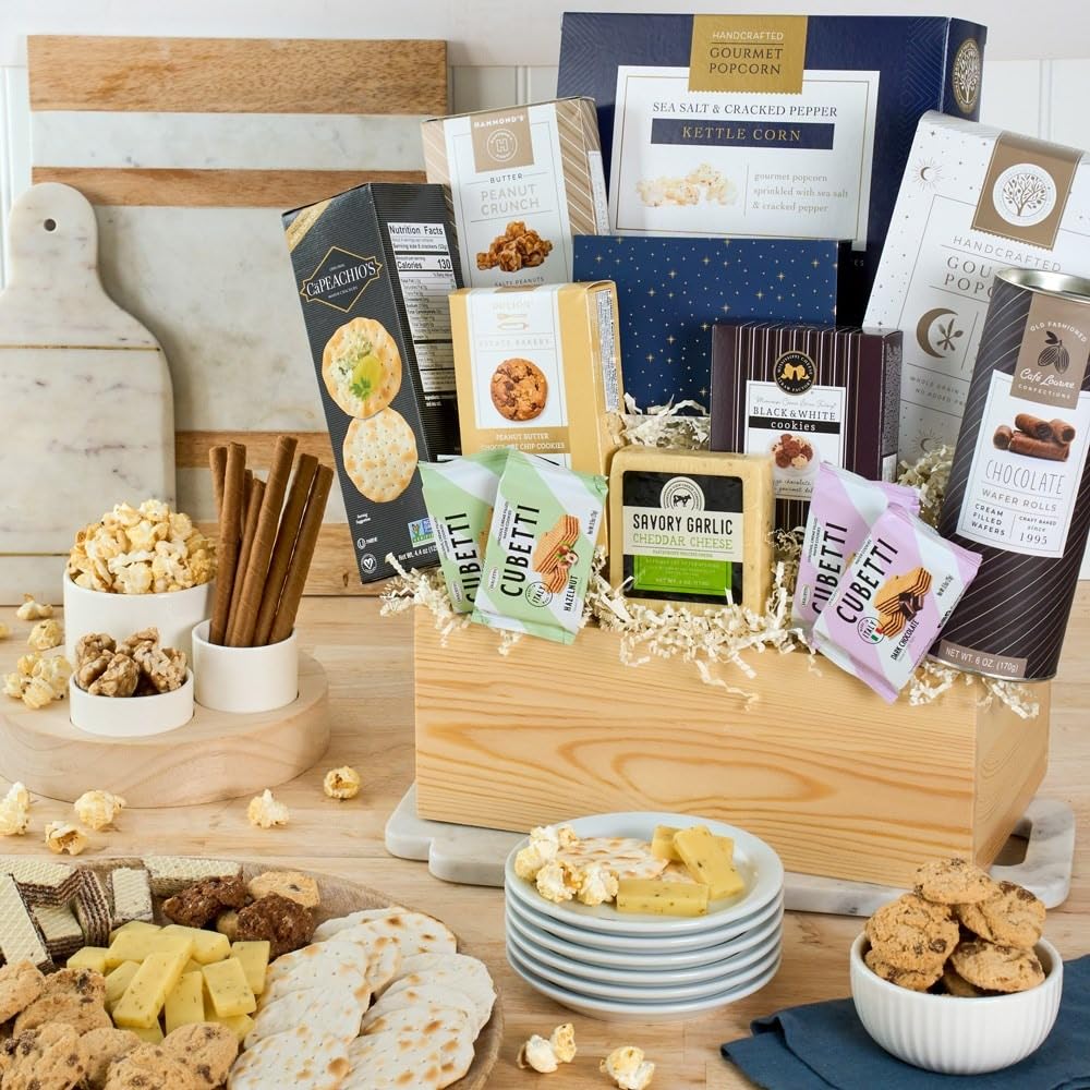 Snack and Chocolate Gift Basket Classic - Gourmet Food Gift