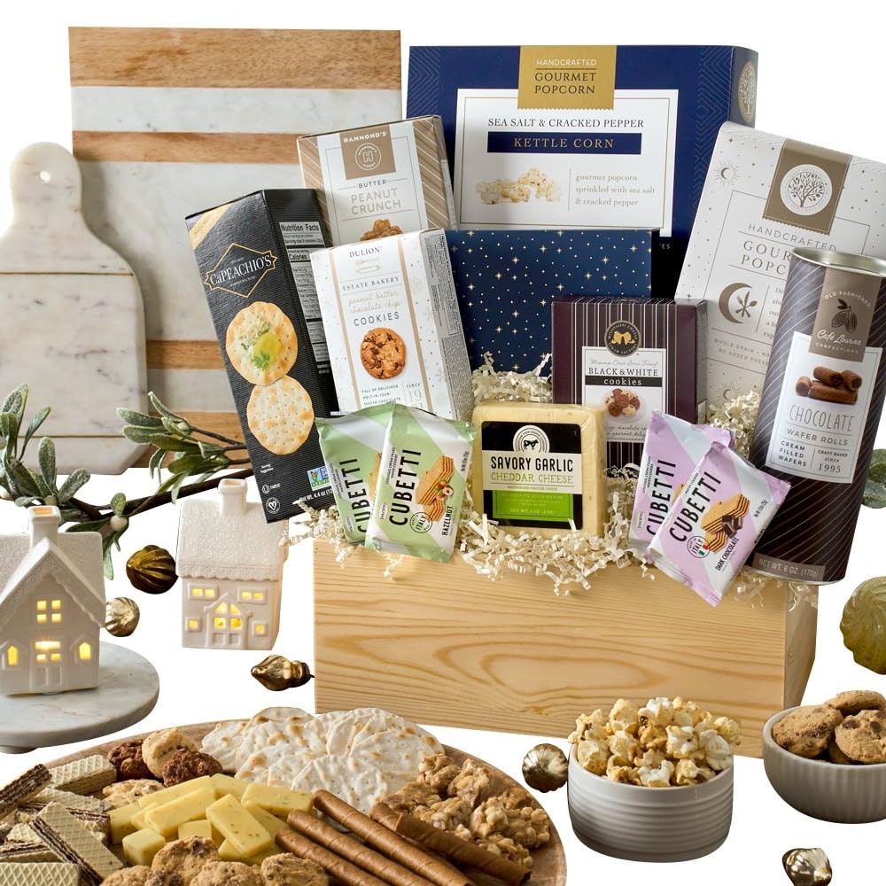 Snack and Chocolate Gift Basket Classic - Gourmet Food Gift