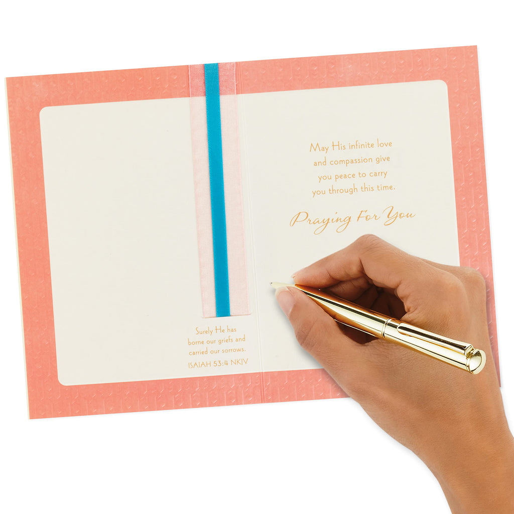 Hallmark DaySpring Religious Sympathy Card for Loss of Mom (God is Near)