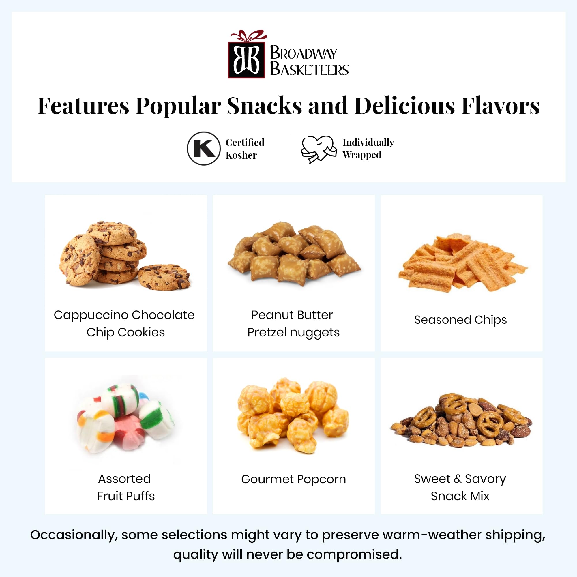 Gourmet Food Gift Basket Tower Snack Gifts
