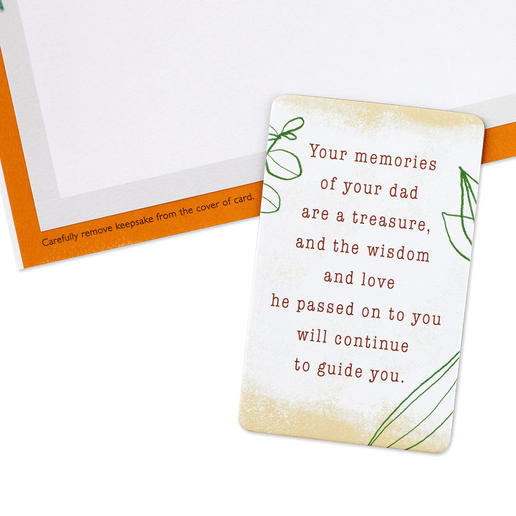 Hallmark Sympathy Card for Loss of Dad (Wisdom and Love)