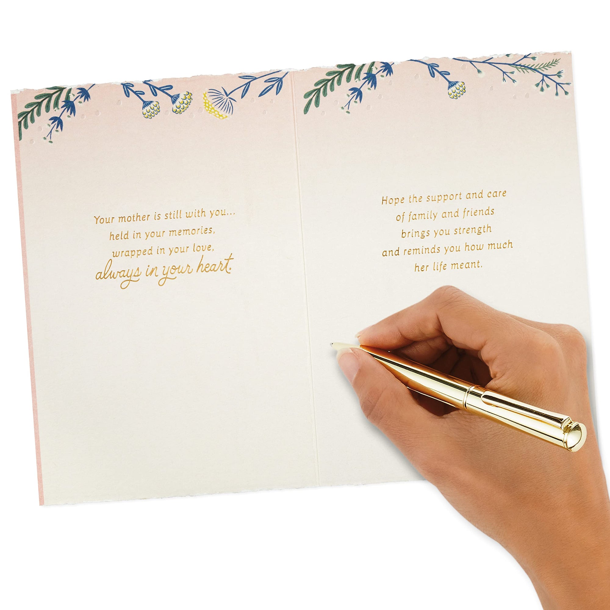 Hallmark Sympathy Card for Loss of Mom (A Mom's Love Never Ends)