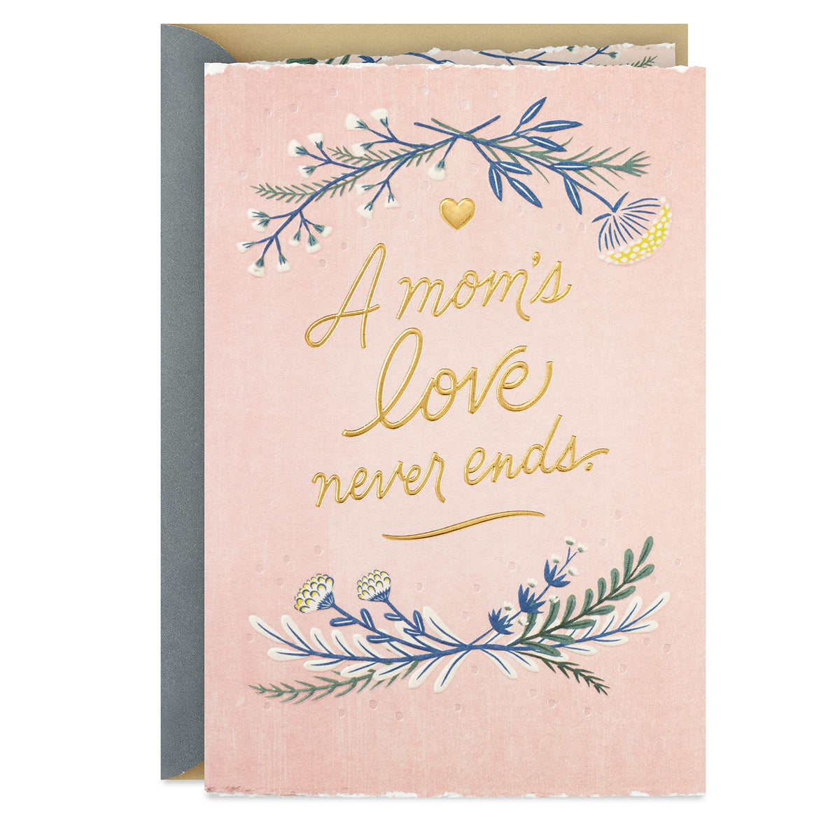 Hallmark Sympathy Card for Loss of Mom (A Mom's Love Never Ends)