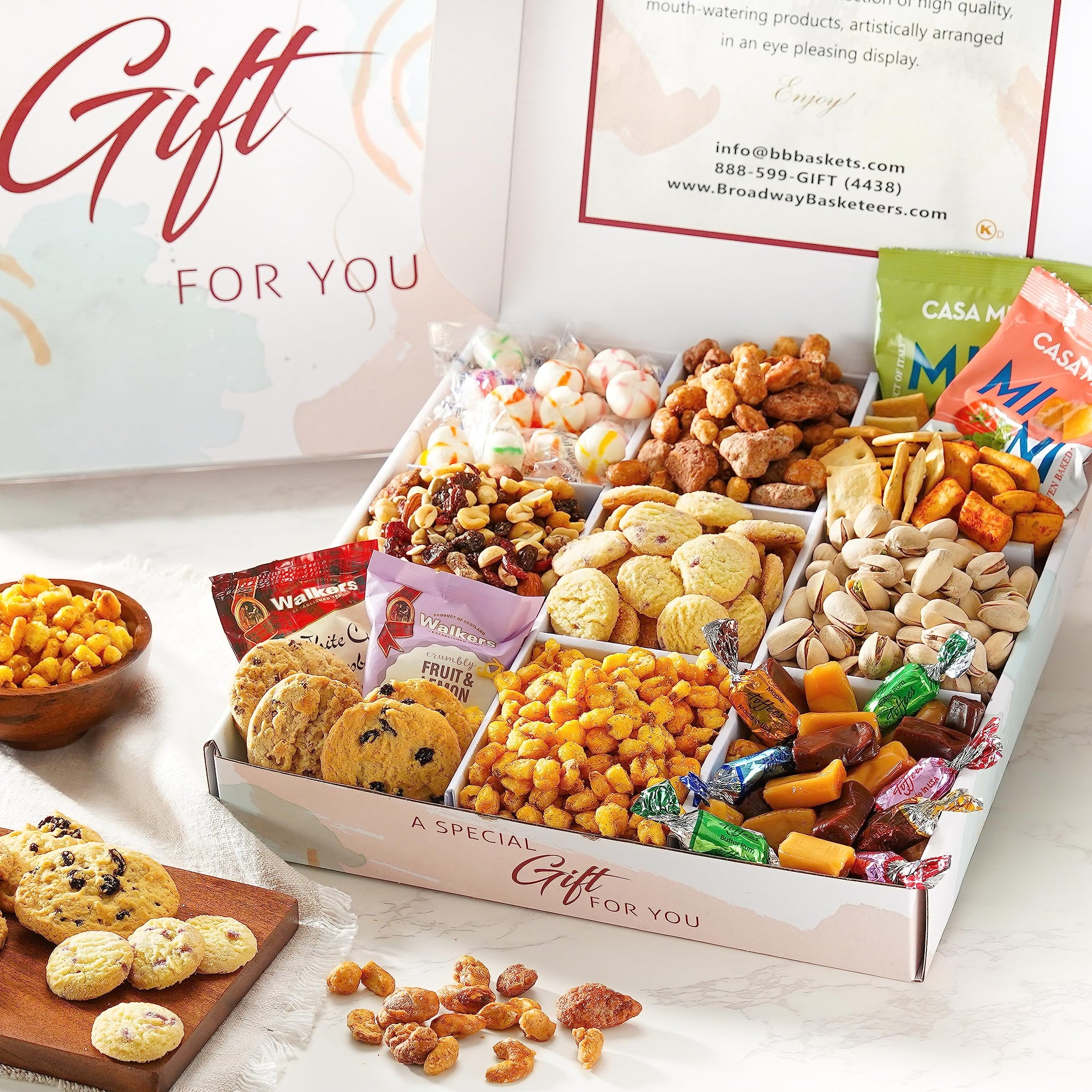 Broaday Basketeers Kosher Food Gift Basket Snack Gifts