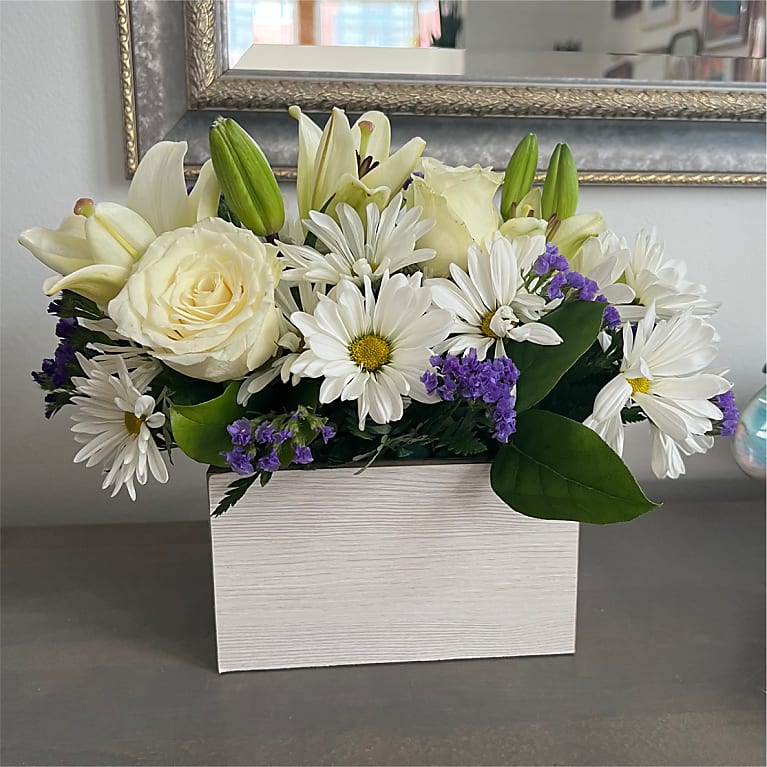 Beyond Blue Box Bouquet