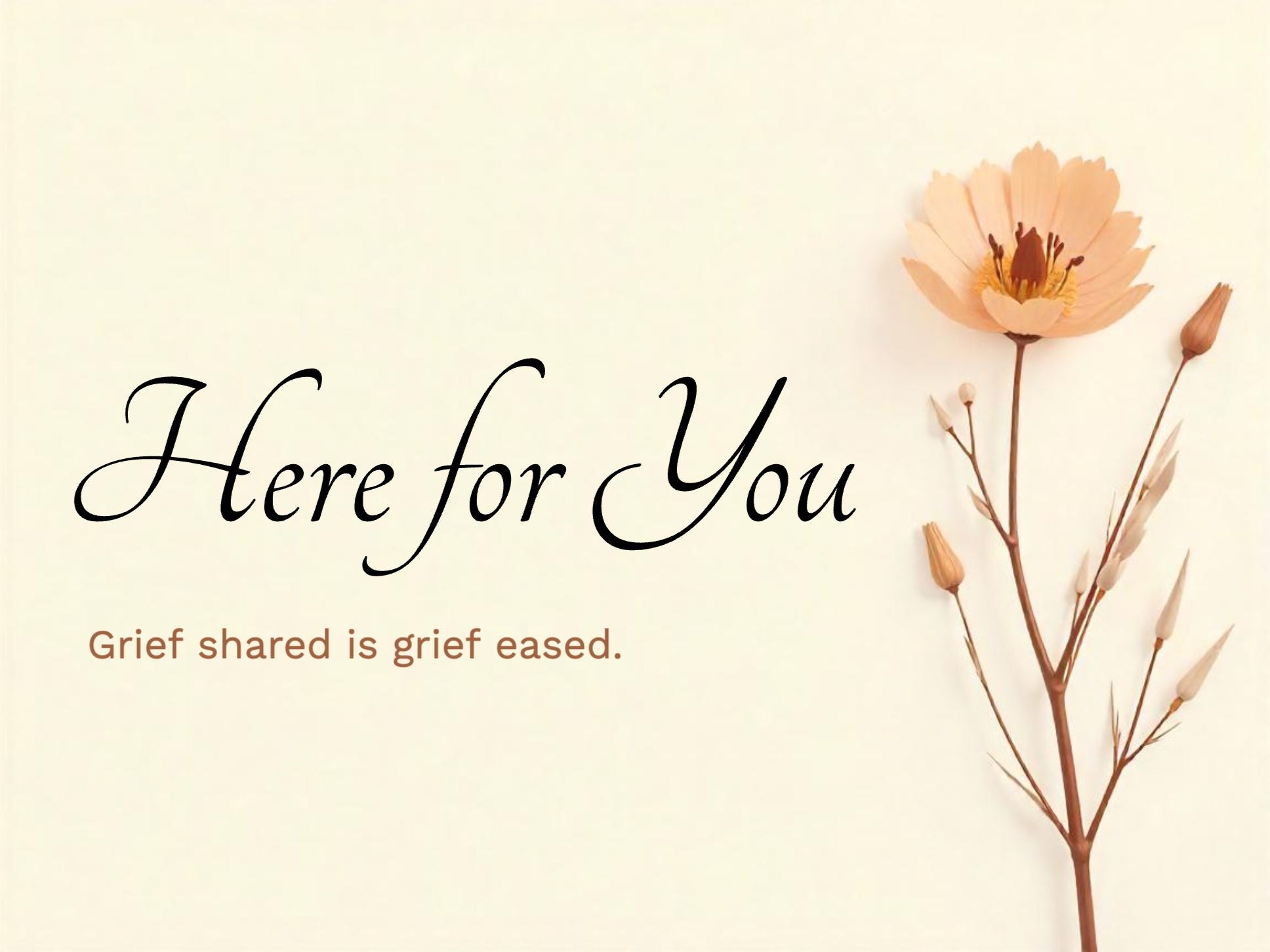 Here For You E-Card